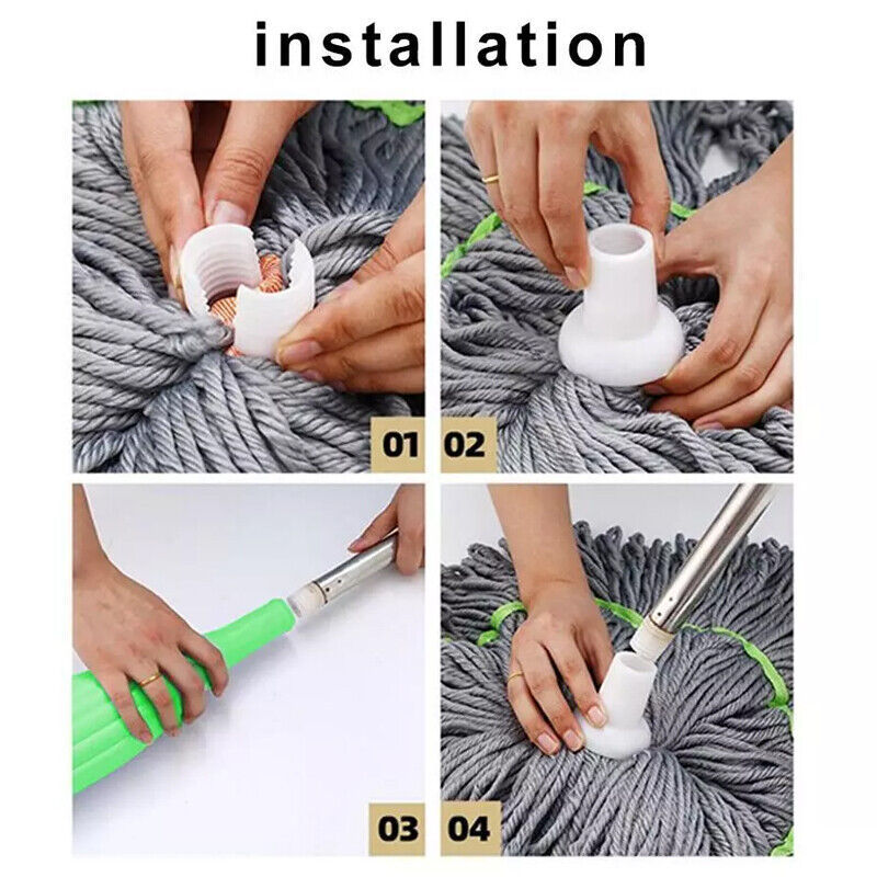 2 In 1 Dehydrated Mop Self Wringing Mop Strips Self Twist Mop Lazy Self Home U